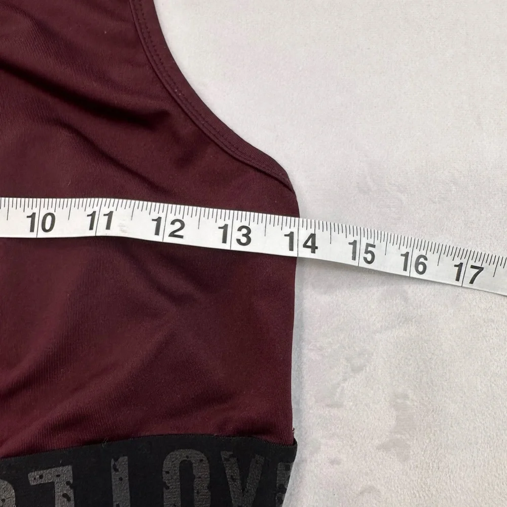 Mauve Strappy Sports Bra Romantic Sports Size L